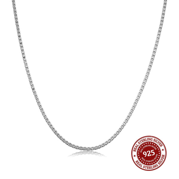 Box Fency silver chain