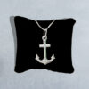 925 Sterling Silver Men's Pirate Anchor Necklace