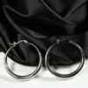 925 Sterling Silver Big Hoops Earrings